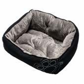 Rogz Дизайнерско легло в черен цвят и декорация лапичка Luna Podz Black Paw – 25x38x52 см